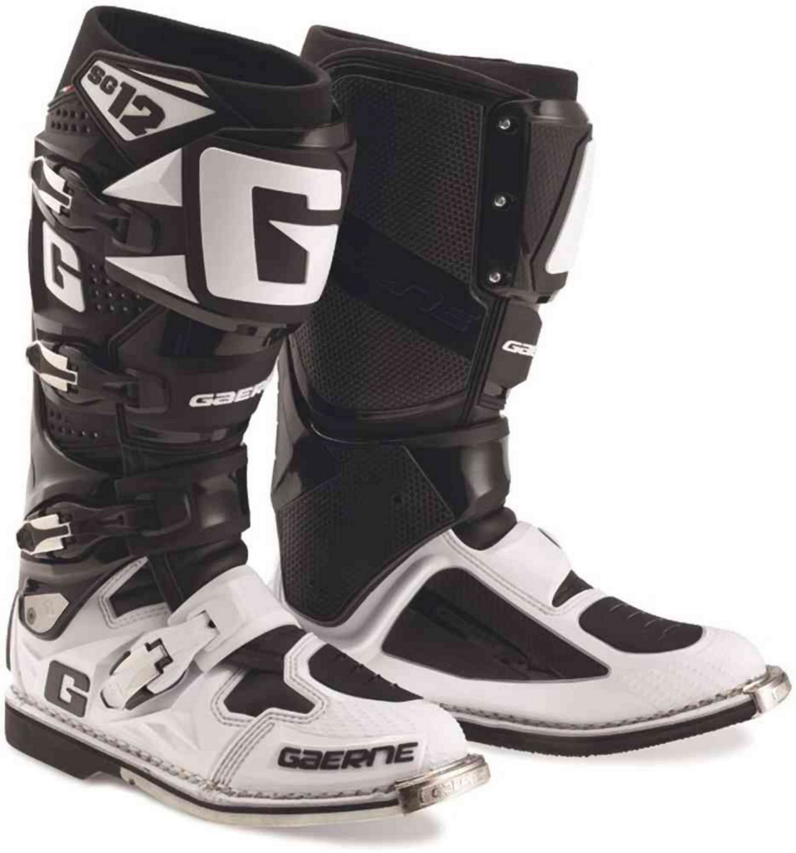 GAERNE BUTY CROSS SG-12 KOLOR CZARNY/BIAŁY
